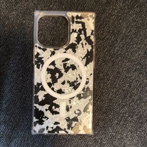 Flaunt Stylish Black and White Phone Case